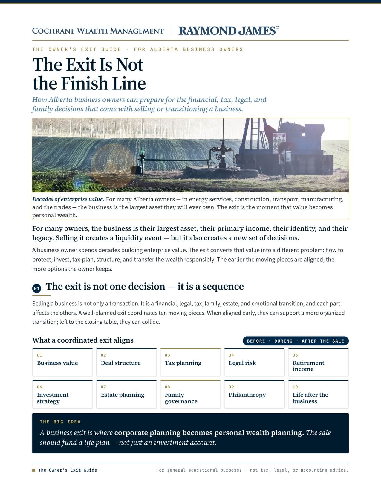 The Exit Is Not the Finish Line